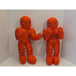 Rock Em Sock Em Robots Plush Toy Orange Set Two Figures Boys Girls Gift